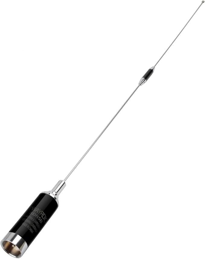 TWAYRDIO NMO Antenna for GMRS Two Way Radio, UHF 462-467MHz High Gain Mobile Radio Antenna for Midland Baofeng Retevis GMRS Radios, Requires NMO Mount