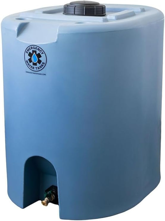 55 Gallon Stackable Emergency Water Storage Tank for Long-Term Drinking Water Heavy-Duty Water Barrel