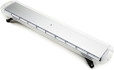47" Amber Yellow Extreme High Intensity Construction Emergency Warning Strobe Light Bar Roof Top Low Profile Law Enforcement Hazard Flashing 88 LED For Tow Truck Vehicle (Amber/Yellow 88LED 47")