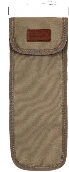 Tent Stake Bag - Waterproof Ground Nail Storage Pouch | Canvas Tent Pegs Organizer | 900D Oxford Fabric | Multi-Size Outdoor Camping Gear (khaki,L)