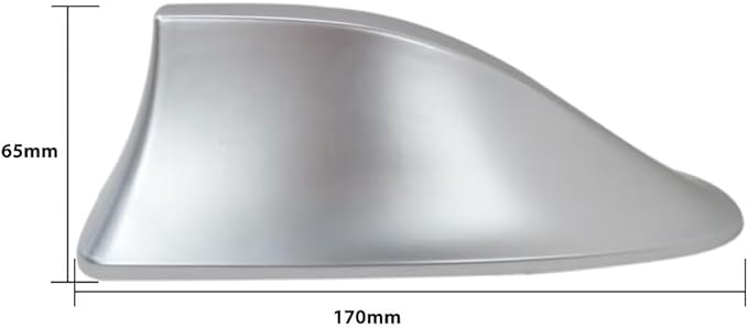 for 2015-2019 Hyundai Sonata-Elantra Ebony Shark Fin Roof Antenna Cover Silver for 2020 Hyundai Sonata SEL Sedan 4-Door 2.5L 2497CC l4 Gas DOHC Naturally Aspirated