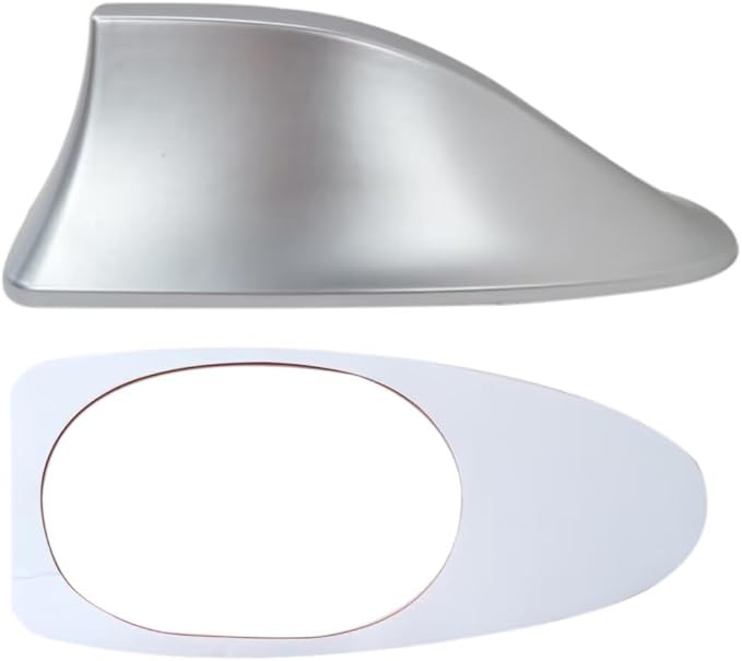 for 2015-2019 Hyundai Sonata-Elantra Ebony Shark Fin Roof Antenna Cover Silver for 2020 Hyundai Sonata SEL Sedan 4-Door 2.5L 2497CC l4 Gas DOHC Naturally Aspirated