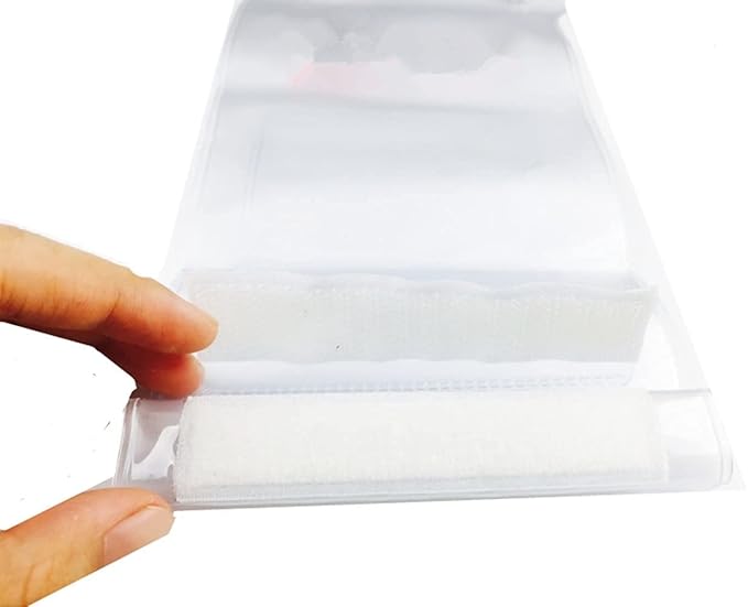 Lsgoodcare Portable Two Way Radio Waterproof Rainproof Bag Case Pouch Compatible with Motorola Kenwood Midland UV 82 BF 888S UV-5R Walkie Talkie Radio White