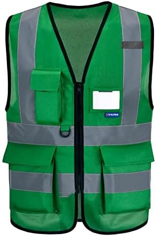 A-SAFETY reflective vest green