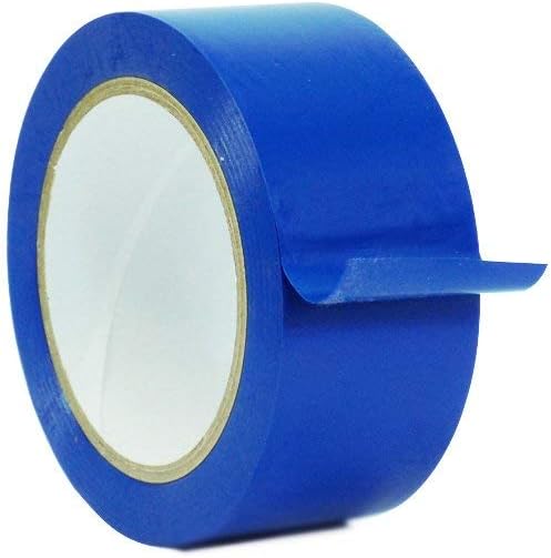 WOD VTCP366 Dark Blue Pinstriping Dance Floor Vinyl Tape, 3 inch x 36 yds. Marking Tape for School Gym, Warehouse, Parking Spaces and More