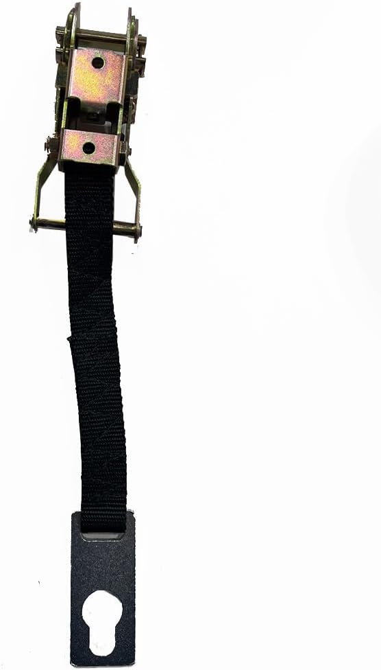 Brumleve Center Ridge Strap Kit with Ratchet, 1 inch x 46 feet/Keyhole Plates
