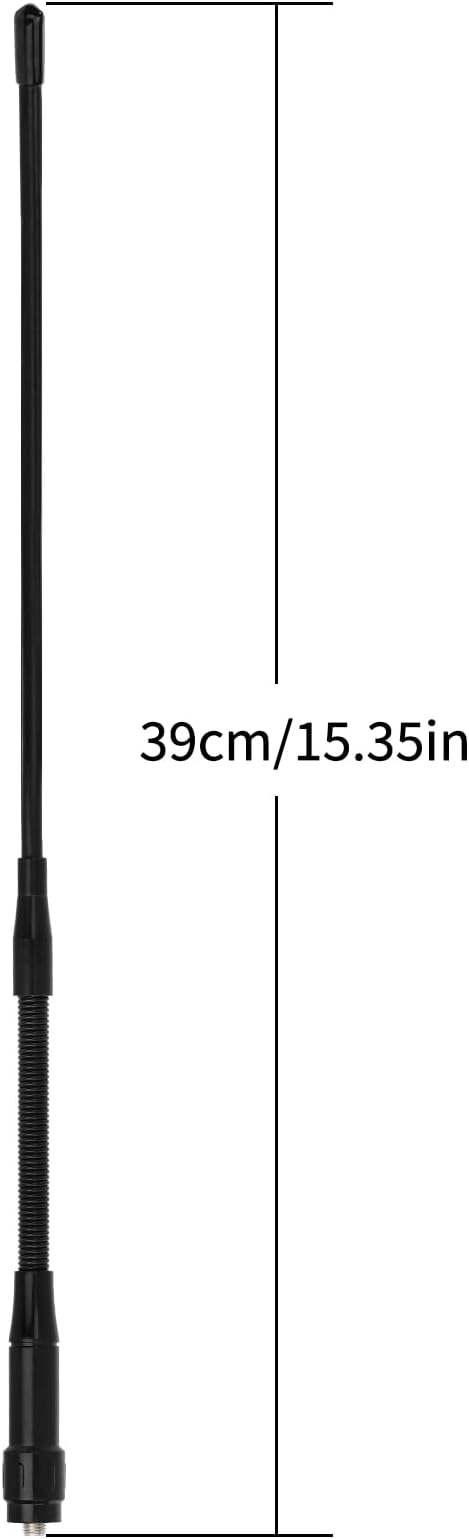 Bingfu Dual Band UHF VHF Ham Radio Antenna - 136-174MHz 400-470MHz Soft Whip Antenna - Compatible with Baofeng UV-5R BF-F8HP 888S Retevis RT-5R RT5 RT-5RV RT29 Aliunce HD1 Arcshell AR-5 Two Way Radio