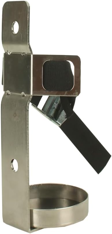 Fire Extinguisher Mount,Wall Mounted Bracket,Compatible with 2.5 lb Fire Extinguishers,Stainless Steel (2.5LB Stainless Steel 1pcs)