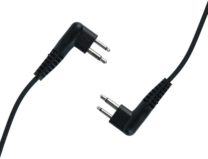 10Packs Covert Acoustic Tube Walkie Talkie Radio with PTT Mic Compatible with Motorola CLS1410 CLS1110 BPR40 CP200 CP200D CP185 CP100 RDM2070D Earpiece Headset