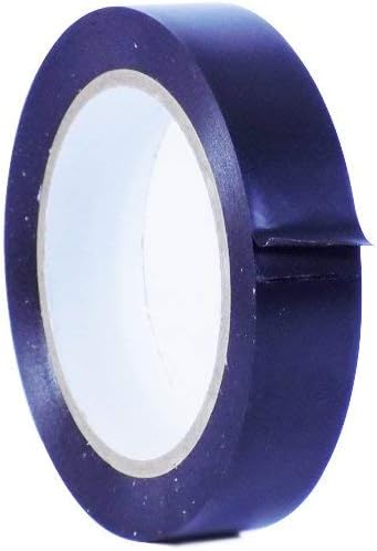 WOD VTCP366 Black Pinstriping Dance Floor Vinyl Tape, 1.5 inch x 36 yds. Marking Tape for School Gym, Warehouse, Parking Spaces and More