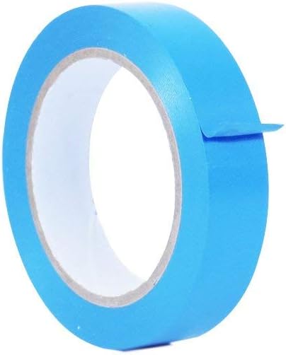 WOD VTCP366 Sky Blue Pinstriping Dance Floor Vinyl Tape, 1.5 inch x 36 yds. Marking Tape for School Gym, Warehouse, Parking Spaces and More