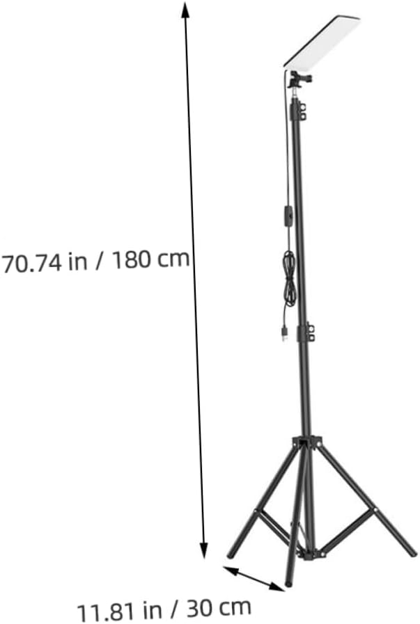 Led Camping Light Telescoping Tripod Stand Weatherproof Portable Work Light for Outdoor Activities Night Fishing and Emergency Repairs