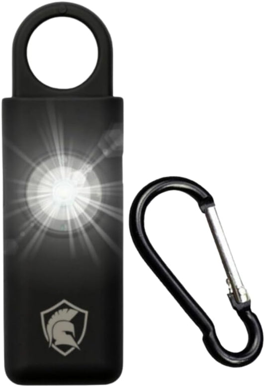 The Original Personal Safety Alarm for Women - Loud Siren, Strobe Light and Key Chain 2.0 Version (Black)
