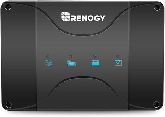 Renogy 50 Amp MPPT Charge Controller 12V MPPT Solar Charge Controller, Capable for Solar Panel and Alternator Power Input, with DC to DC Battery Charger Function, for Gel, AGM, and Lithium Batteries
