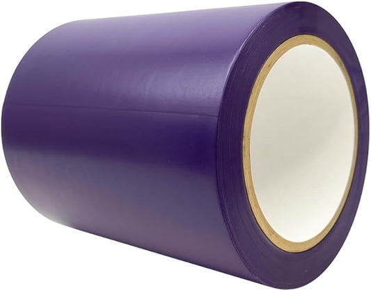 MAT Vinyl Marking Tape Purple - 6 inch x 36 yds. for Safety Floor Marking (School Gym, Restaurants, Warehouse), Dance Floor Splicing, Pinstriping Cars & Boats