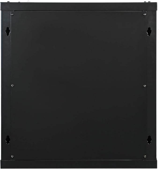 12U Professional Wall Mount Network Server Cabinet Enclosure 19-Inch Server Network Rack Low-Profile Black