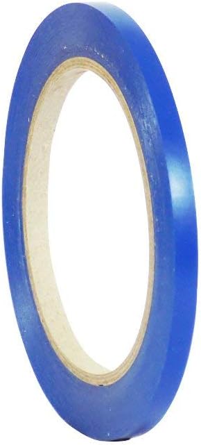 WOD VTCP366 Dark Blue Pinstriping Dance Floor Vinyl Tape, 1/4 inch x 36 yds. Marking Tape for School Gym, Warehouse, Parking Spaces and More