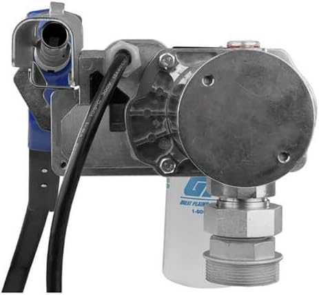 GPI - M-150 Series Fuel Transfer Pump, Automatic Shut-Off Nozzle with Filter Kit, 15 GPM, 12 Volt (110612-03)