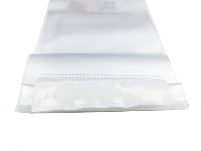 Lsgoodcare Portable Two Way Radio Waterproof Rainproof Bag Case Pouch Compatible with Motorola Kenwood Midland UV 82 BF 888S UV-5R Walkie Talkie Radio White