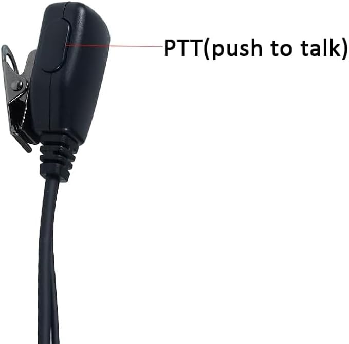 Walkie Talkie Headset with Mic PTT Covert Acoustic Tube Earpiece Compatible for Motorola Talkabout MH230R MR350R T600 T200 T200TP T260 T260TP T460 MT350R 2 Way Radio 10Pack