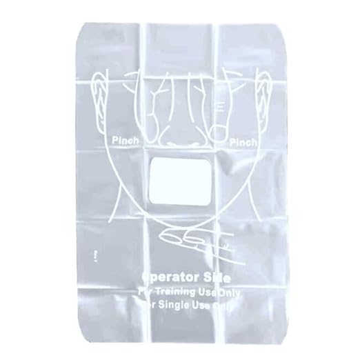 WNL Products WL3120-CP-2PACK CPR Practi-Shield Manikin Training Protector - 400 Shields