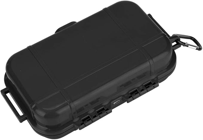 Dry Box Outdoor Waterproof Airtight Storage Case Hard Shell Wet Dry Box Carry Box Tackle Organization for Camping, Fishing