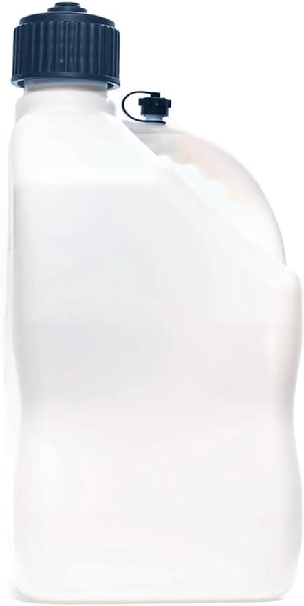 VP Racing Utility Container 5.5 Gallon - 2 Pack with 2 Deluxe Hoses and a Get Bent Hose Bender (White, 2 Pack)