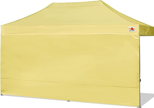 ABCCANOPY Instant Canopy SunWall 10x20 FT, 1 Pack Sidewall Only, No Frame and Top, Beige