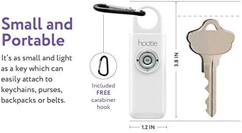 Hootie Personal Safety Alarm for Women, Men, & Kids - Keychain Alarm, Self Defense Strobe & Siren, Security Siren Keychain with 130dB Self Defense Siren & Strobe Light - Navy