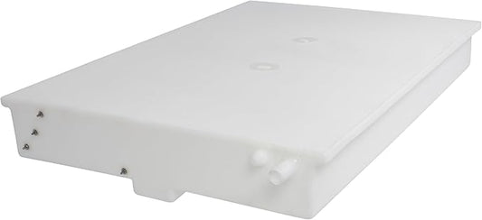 31 Gallon RV Fresh Water Tank, Potable Water Storage Tank for Drinking, Cooking, Cleaning, Showering, for Campers, Trailers, Motorhomes, RVs, Low-Profile Shape, 46" x 31" x 7.25" (WT-1315)
