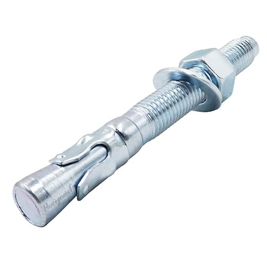 3/4" x 6-1/4" Wedge Anchor, for Cement and Concrete only, zinc-Plated Carbon Steel Screws and lag Bolts （ 10 pcs