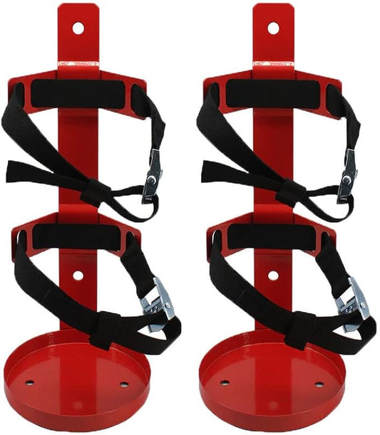 Fire Extinguisher Metal Bracket, Heavy Duty,Compatible with 5-Pound Fire Extinguishers (5LB 2PCS)