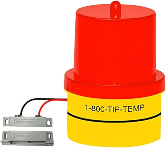 Door Ajar Warning Light: Open, Freezer, Warehouse or Window Warning Signal Light with 20 Ft. Extension Wire, Magnetic Base and Free Batteries
