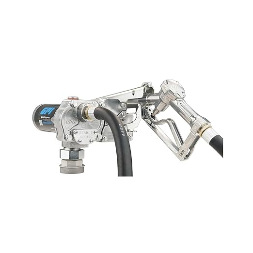 GPI - M-1115 Series Fuel Transfer Pump, Manual Shut-Off Unleaded Nozzle, 12 GPM, 115 Volt (110000-81)