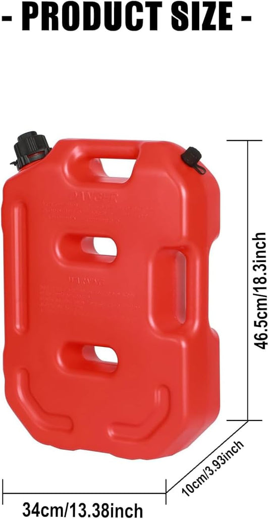 2.6 Gallon 10L Storage Container, Cannot Hold Drinking Water,Red