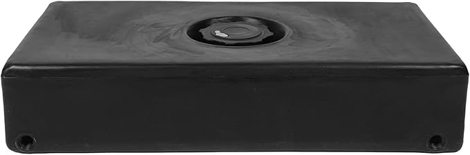 SUNGOOYUE RV Water Container Tank 8 Gallons Black LLDPE Leakproof Portable Water Holding Tank for RVs Trailers Campers Boats Quick Filling Easy Modification