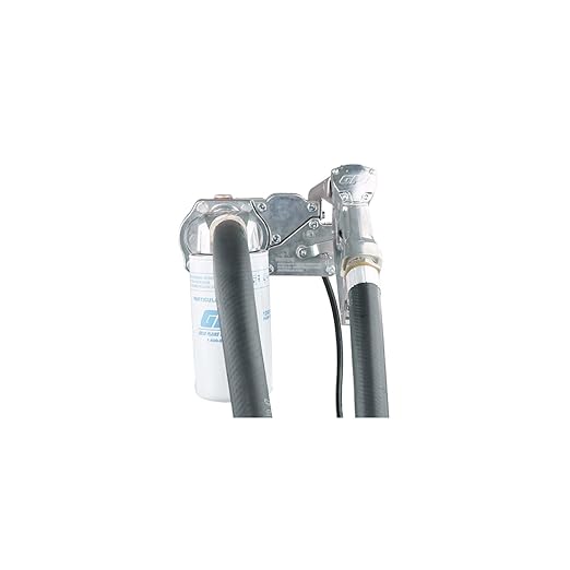 GPI - M-180 Series Fuel Transfer Pump, Manual Shut-off Unleaded Nozzle with Filter Kit, 18 GPM, 12 Volt (110612-01)