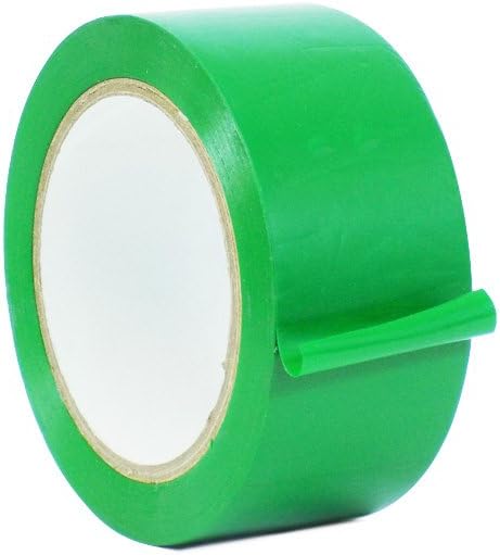 WOD VTCP366 Kelly Green Pinstriping Dance Floor Vinyl Tape, 4 inch x 36 yds. Marking Tape for School Gym, Warehouse, Parking Spaces and More