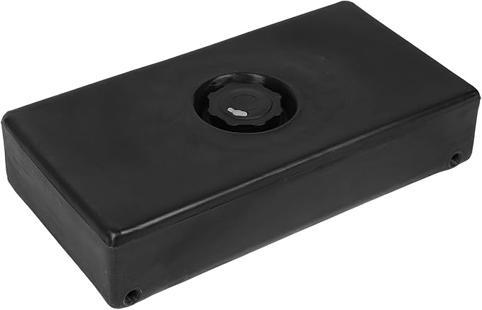 SUNGOOYUE RV Water Container Tank 8 Gallons Black LLDPE Leakproof Portable Water Holding Tank for RVs Trailers Campers Boats Quick Filling Easy Modification