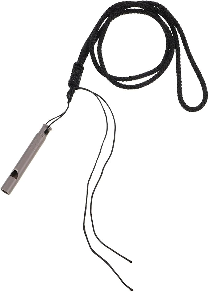 balacoo Loud High-Volume Emergency Whistle with Lanyard Clear Crisp Sound Survival Signal for Coaches Referees Camping Hiking and Safety Training