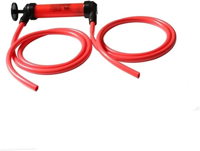Liquid Transfer Manual Siphon Pump Portable Emergency Hand Pump for Fuel Oil and Water for Lawn Tractors Boats Atvs and Generators Easy to Use Fast Transfer