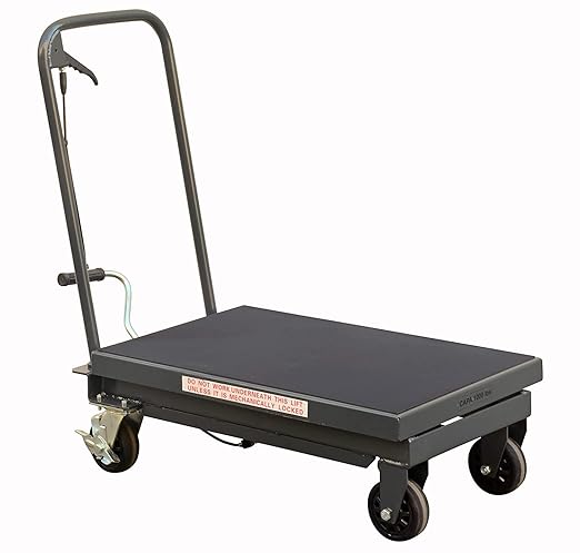 Hydraulic Lift Cart 1000lb Cap. 11" to 34.5" Lift Height 32" x 20" Platform Pake Handling Tools