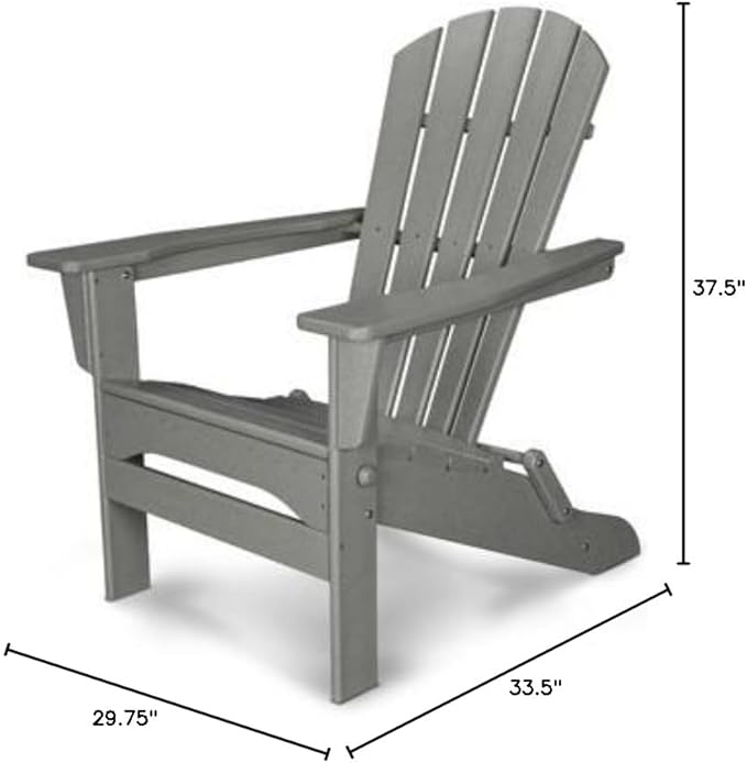 POLYWOOD Palm Coast Folding Adirondack Chair