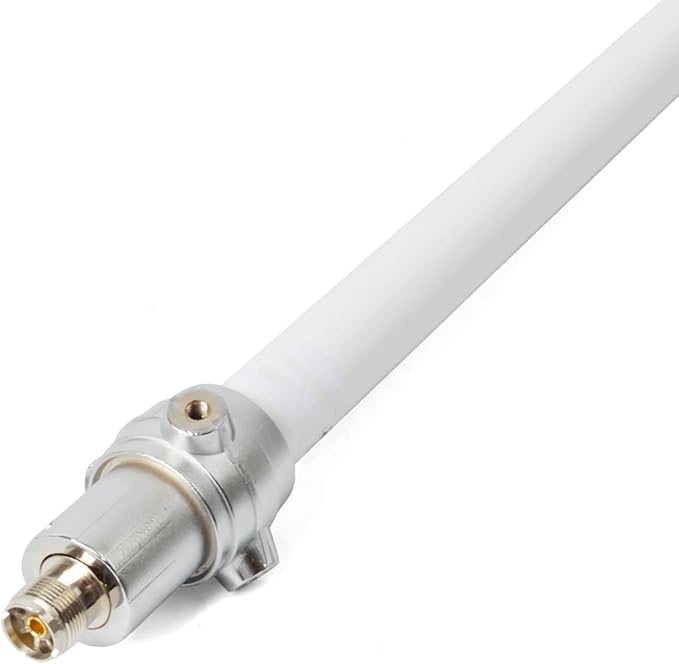 GMRS Outdoor Base Antenna, 462-467MHz 200Watt UHF 1.7Meter Length Fiberglass Antenna with UHF-Female (So239) Connector for Motorola Icom Kenwood Midland Yaesu Mobile Radio