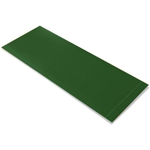 Mighty Line Floor Marking Tape Strips for Safety, Caution, Warning, Heavy-Duty, Peel and Stick, Adhesive, Industrial Quality, Green, 6" by 10"