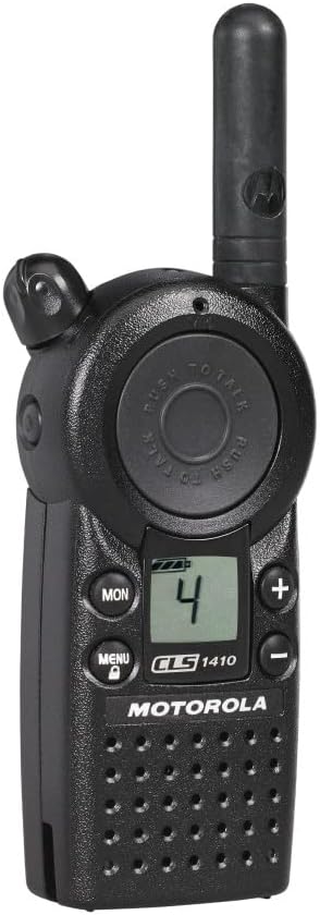 Motorola Solutions CLS1410 10-Pack Two-Way Radio Analog 4 Channels UHF 459.5-469.5MHz