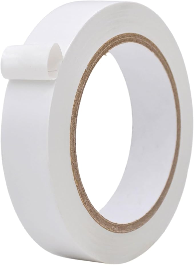 MAT Vinyl Marking Tape White - 1 inch x 36 yds. for Safety Floor Marking (School Gym, Restaurants, Warehouse), Dance Floor Splicing, Pinstriping Cars & Boats