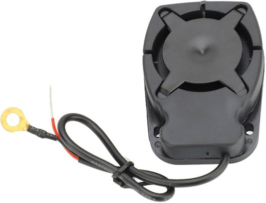 12V Electronic Buzzer Alarm 110DB – Loud Tone Horn Siren for Car Motorcycle Security, ABS Housing with 260mm Cord Length