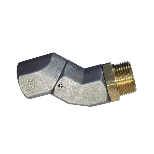 2PCS 1 Inch NPT Fuel Hose Swivel 360 Rotating Connector for Fuel Nozzle Multi Plane Fuel Plane Swivel