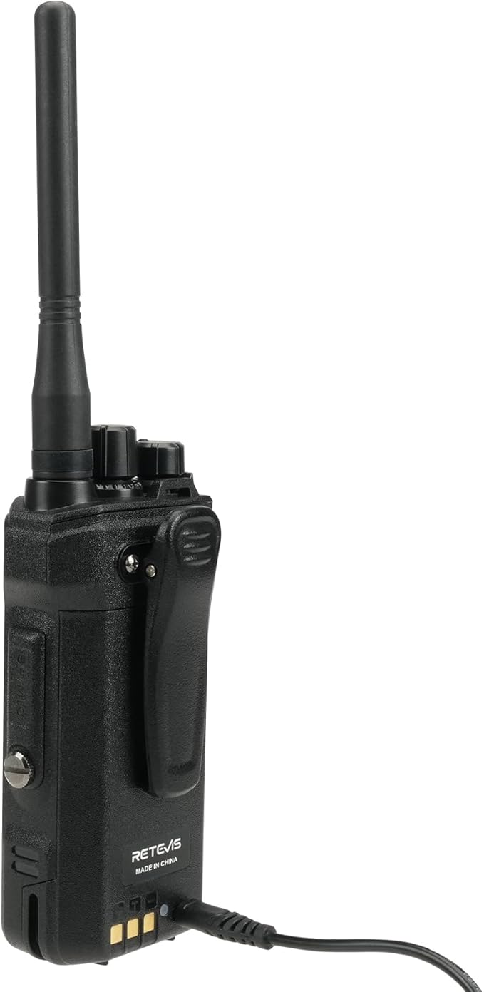 Retevis NR30S 2 Way Radio Long Range,Heavy Duty Two Way Radios with Shoulder Mic,IP67 Waterproof,2800mAh,Group Call,NOAA,Noise Canceling,Professional Walkie Talkies for Construction Supply(4 Pack)